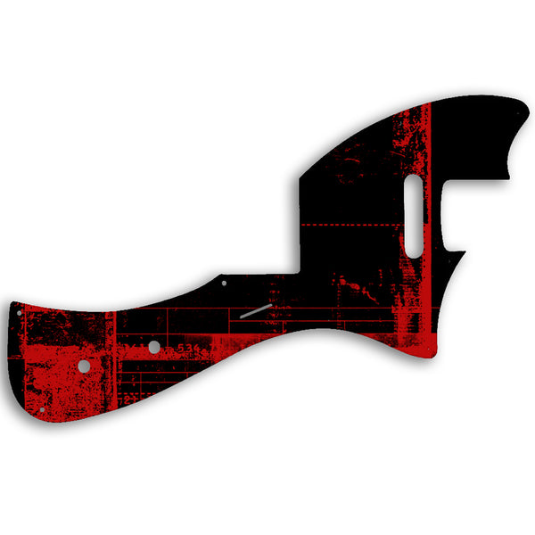 Fender Parallel Universe Meteora Custom Pickguard Scratchplate ABSTRACT Design