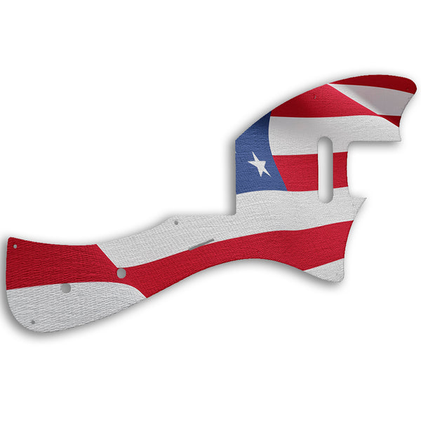 Fender Parallel Universe Meteora Custom Pickguard Scratchplate Flag Design