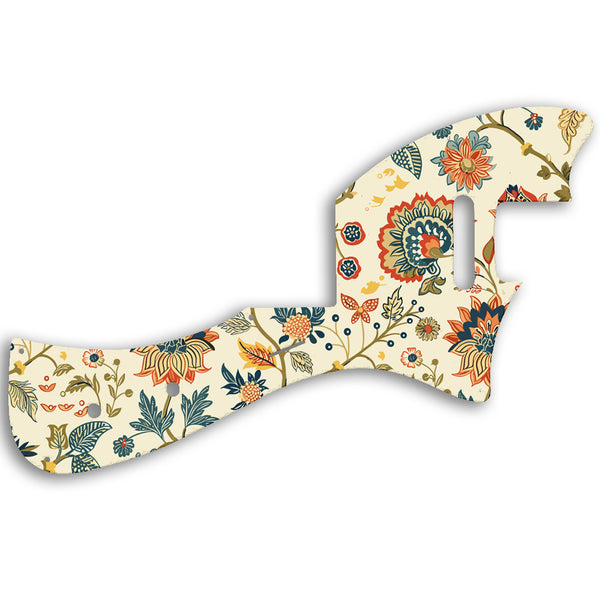 Fender Parallel Universe Meteora Custom Pickguard Scratchplate INDIAN_FLORAL Design