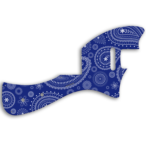 Fender Parallel Universe Meteora Custom Pickguard Scratchplate Paisley Design