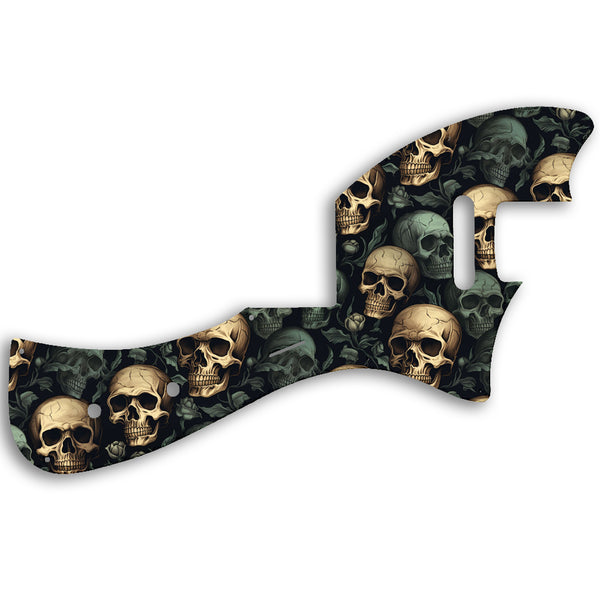 Fender Parallel Universe Meteora Custom Pickguard Scratchplate SKULL Design