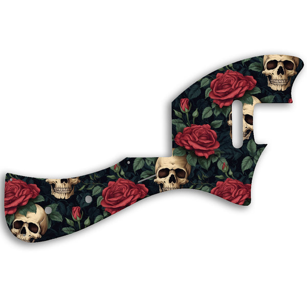 Fender Parallel Universe Meteora Custom Pickguard Scratchplate SKULL Design