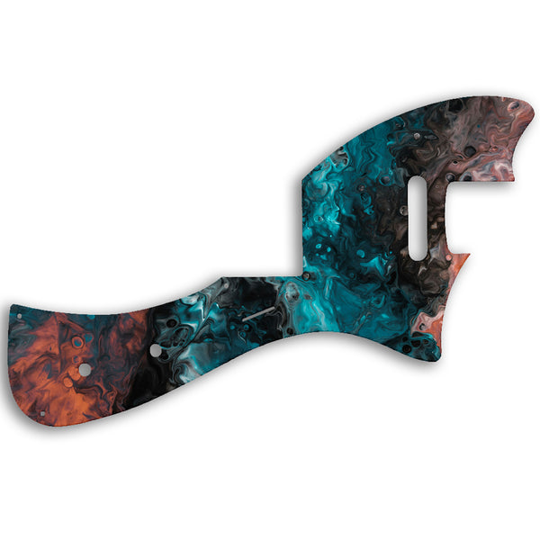 Fender Parallel Universe Meteora Custom Pickguard Scratchplate SWIRL Design