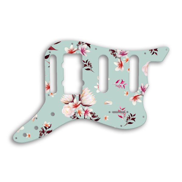 Fender Pawn Shop Bass VI Custom Pickguard Scratchplate FLOWERS Design