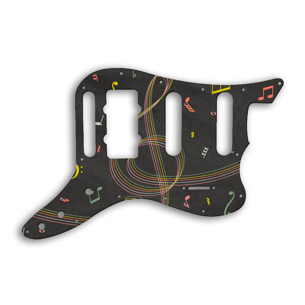 Fender Pawn Shop Bass VI Custom Pickguard Scratchplate Music Design