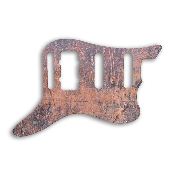 Fender Pawn Shop Bass VI Custom Pickguard Scratchplate Rust Design