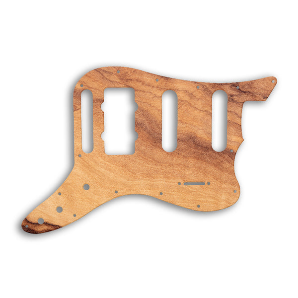 Fender Pawn Shop Bass VI Custom Pickguard Scratchplate Wood Design