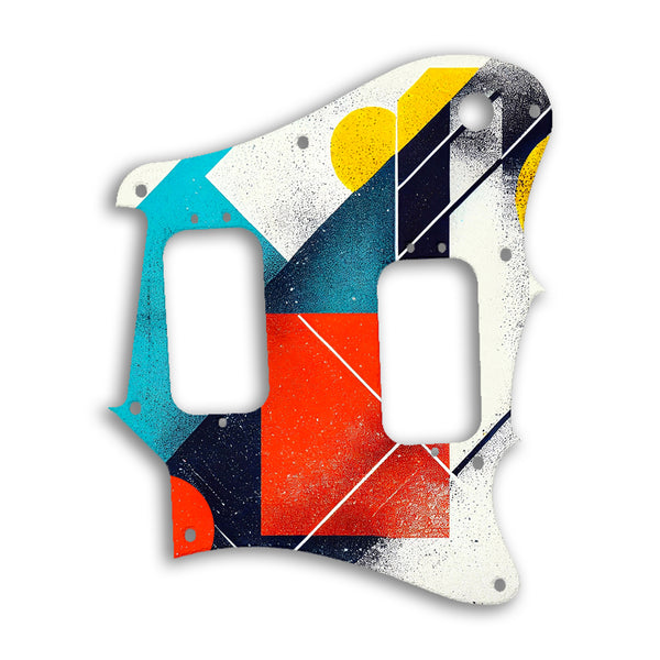 Fender Pawn Shop Super Sonic Custom Pickguard Scratchplate ABSTRACT Design