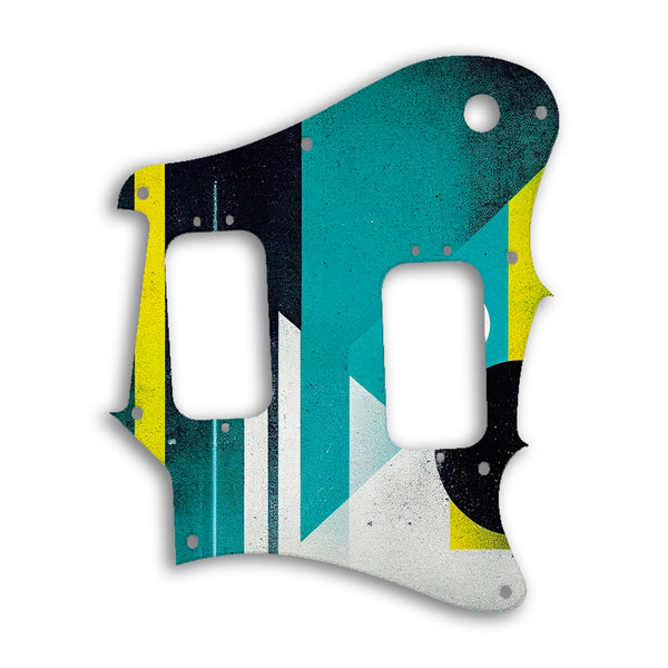 Fender Pawn Shop Super Sonic Custom Pickguard Scratchplate ABSTRACT Design