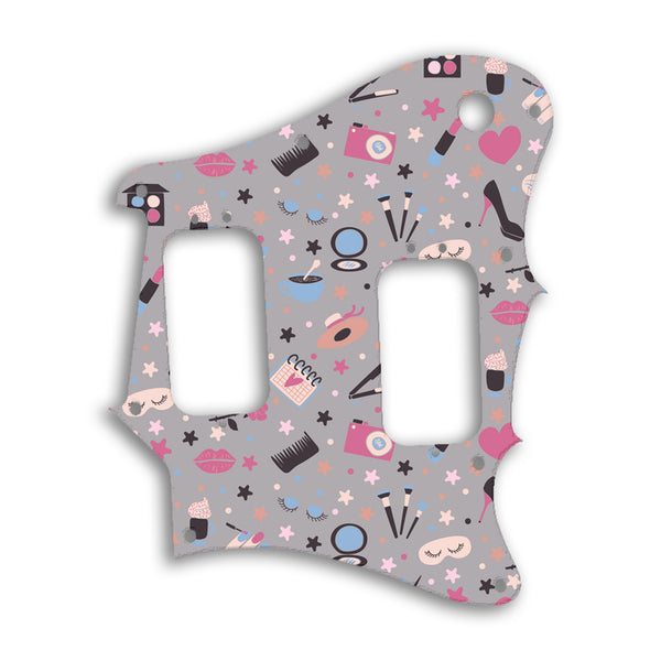 Fender Pawn Shop Super Sonic Custom Pickguard Scratchplate GIRLY Design