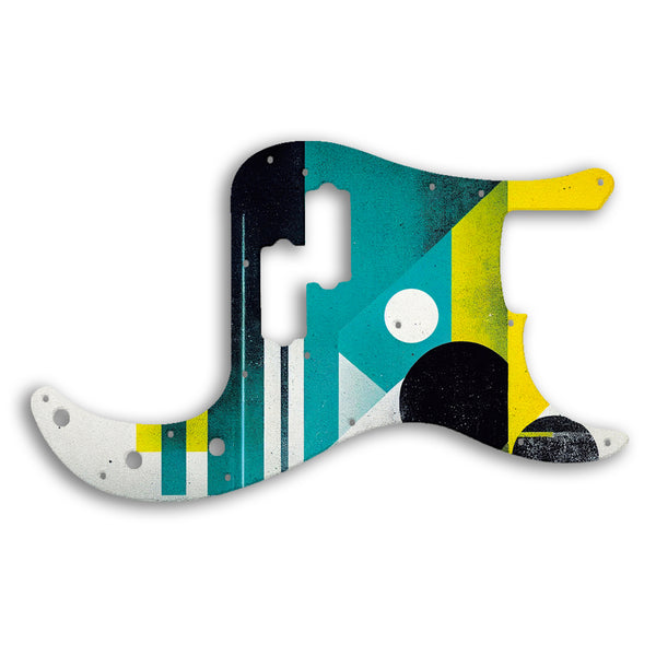 Fender PRECISION BASS USA 1970'S VINTAGE Custom Pickguard Scratchplate ABSTRACT Design