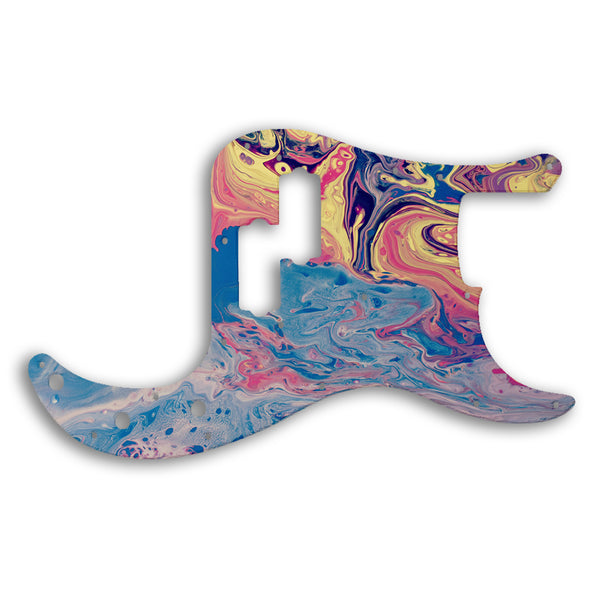 Fender PRECISION BASS USA 1970'S VINTAGE Custom Pickguard Scratchplate Pscychedelic Design