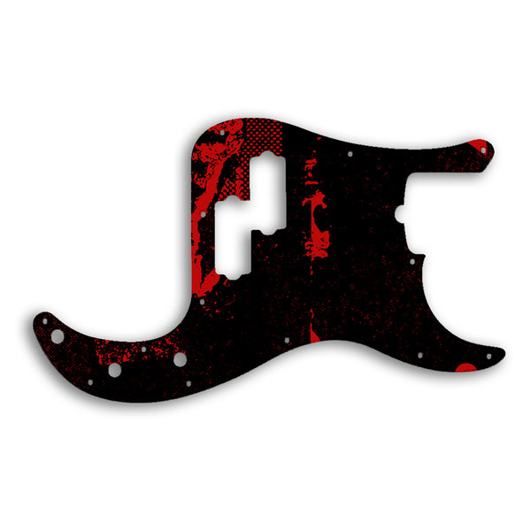 Fender PRECISION BASS USA STANDARD Custom Pickguard Scratchplate ABSTRACT Design