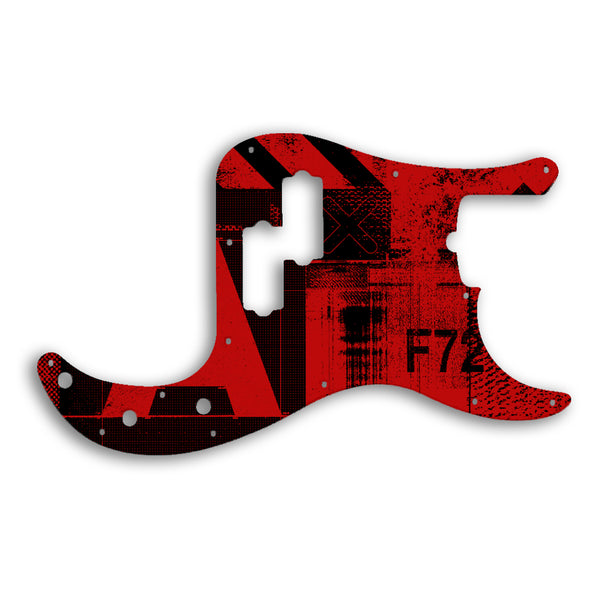 Fender PRECISION BASS USA STANDARD Custom Pickguard Scratchplate ABSTRACT Design