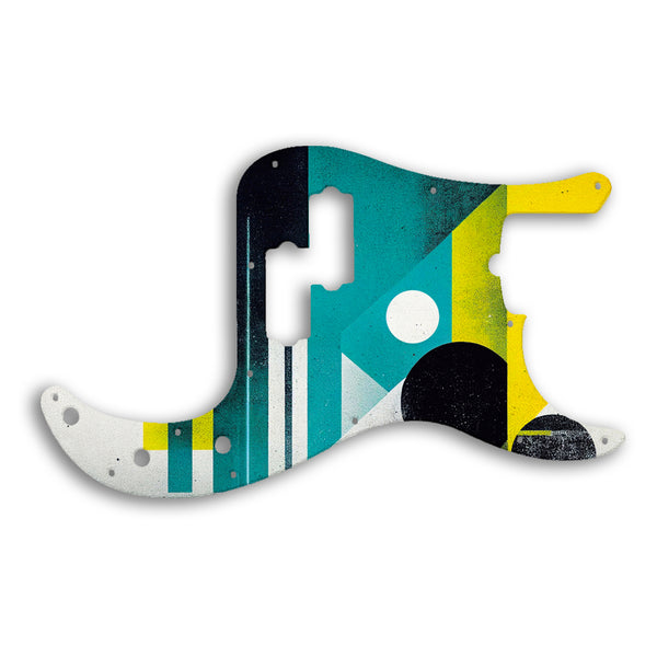 Fender PRECISION BASS USA STANDARD Custom Pickguard Scratchplate ABSTRACT Design