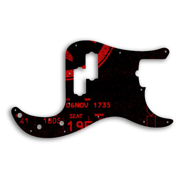 Fender PRECISION BASS USA STANDARD Custom Pickguard Scratchplate ABSTRACT Design