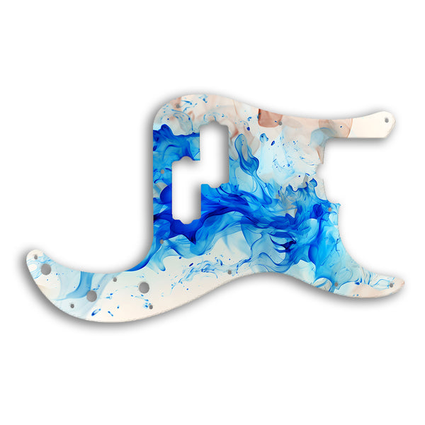 Fender PRECISION BASS USA STANDARD Custom Pickguard Scratchplate Fire Design