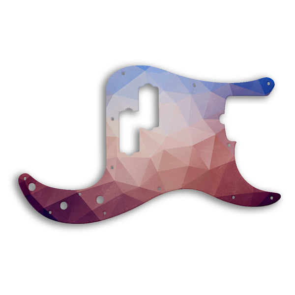 Fender PRECISION BASS USA STANDARD Custom Pickguard Scratchplate POLYGON Design