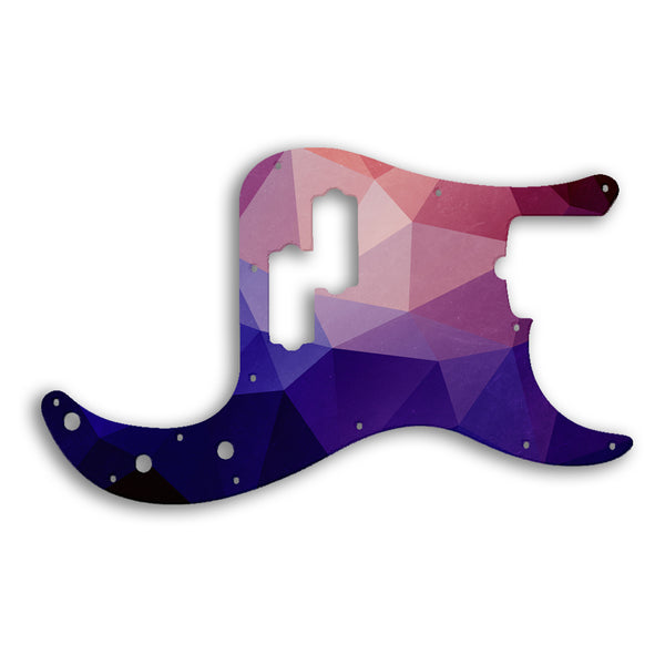 Fender PRECISION BASS USA STANDARD Custom Pickguard Scratchplate POLYGON Design