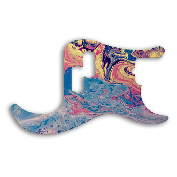 Fender PRECISION BASS USA STANDARD Custom Pickguard Scratchplate Pscychedelic Design