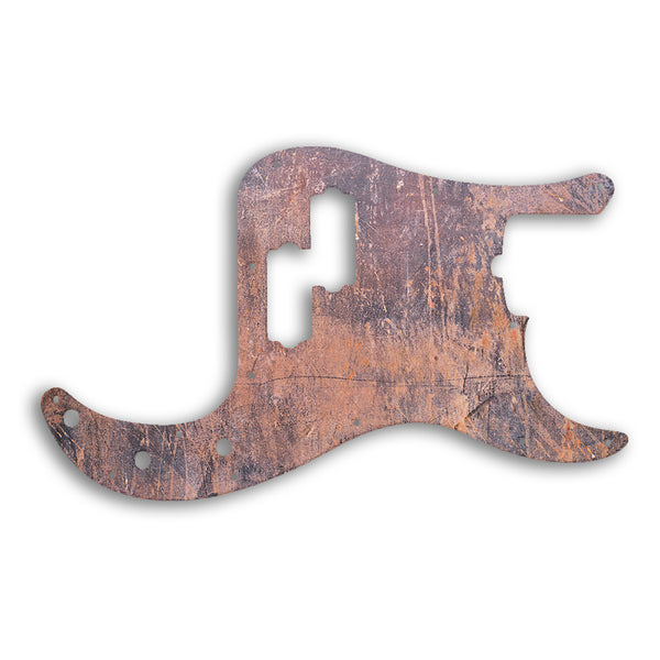 Fender PRECISION BASS USA STANDARD Custom Pickguard Scratchplate Rust Design