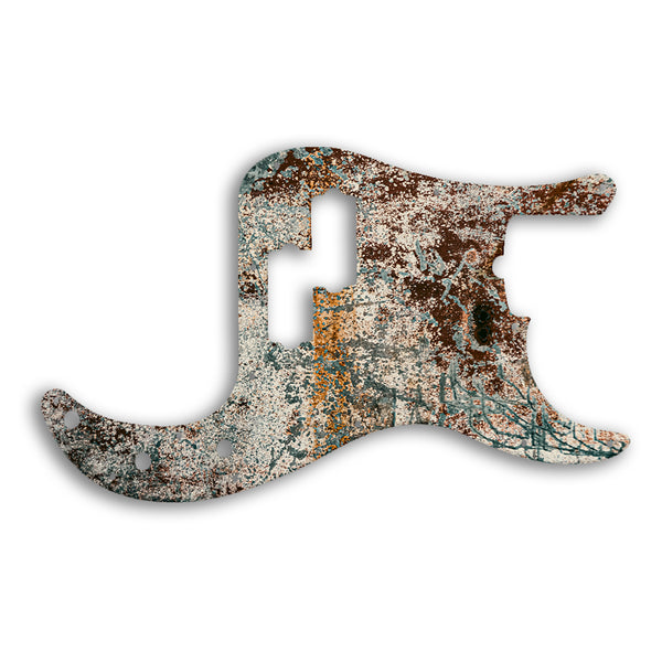 Fender PRECISION BASS USA STANDARD Custom Pickguard Scratchplate Rust Design