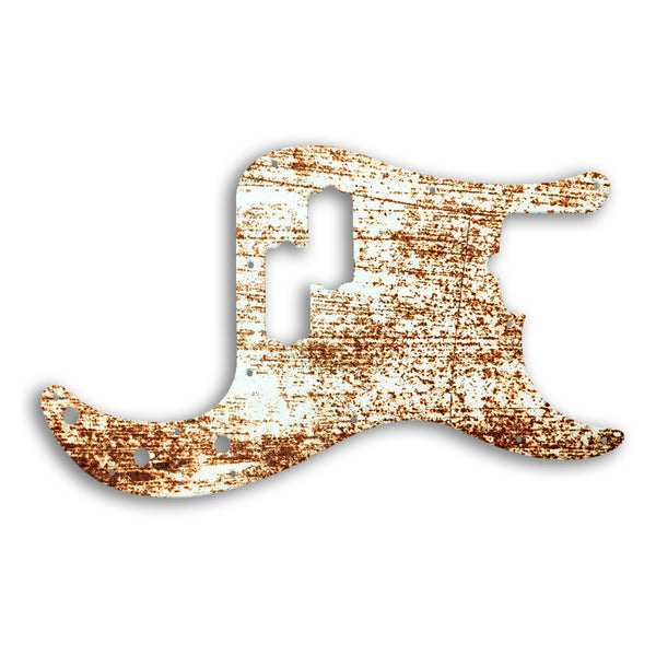 Fender PRECISION BASS USA STANDARD Custom Pickguard Scratchplate Rust Design