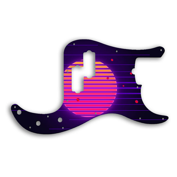 Fender PRECISION BASS USA STANDARD Custom Pickguard Scratchplate TRON Design