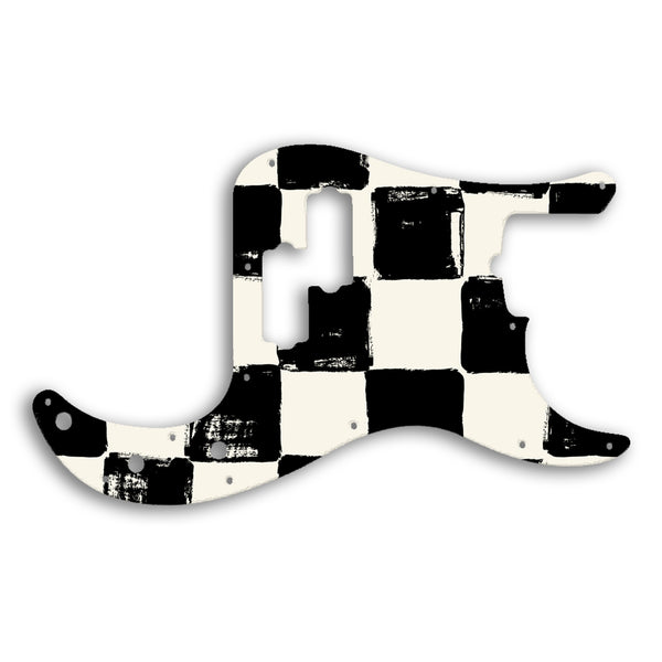 Fender Precision Bass USA 5 String Custom Pickguard Scratchplate CHESS Design