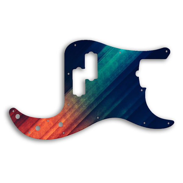 Fender Precision Bass USA 5 String Custom Pickguard Scratchplate GRUNGE Design