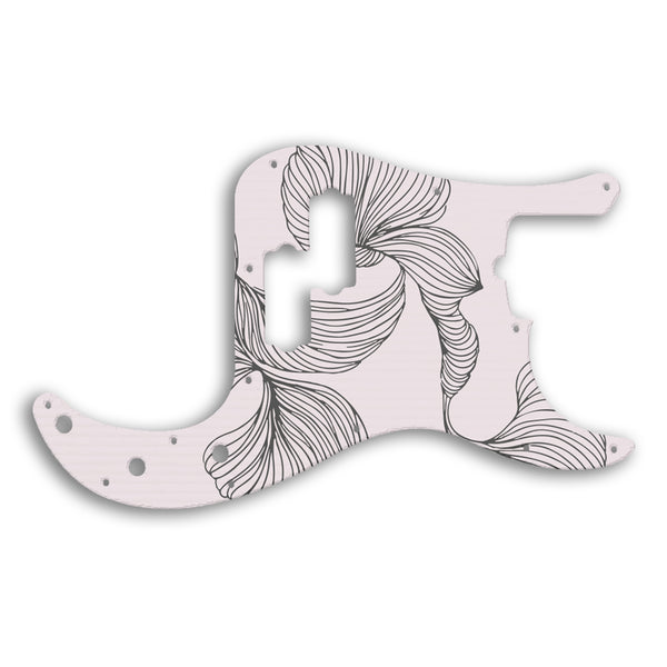 Fender Precision Bass USA 5 String Custom Pickguard Scratchplate Line Design