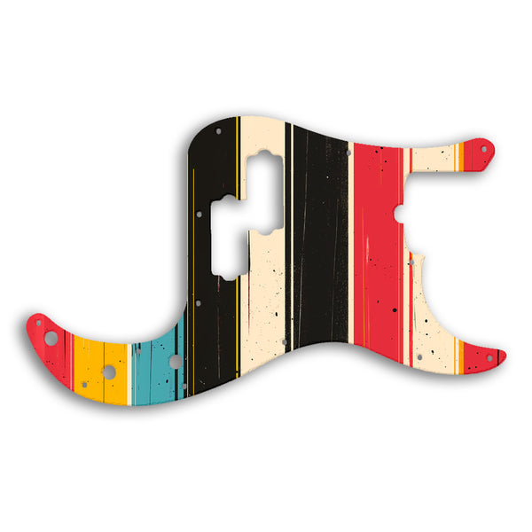 Fender Precision Bass USA 5 String Custom Pickguard Scratchplate RETRO Design