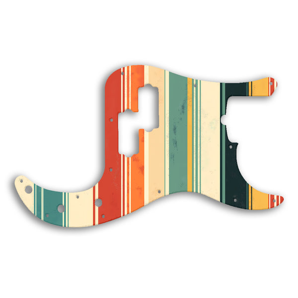 Fender Precision Bass USA 5 String Custom Pickguard Scratchplate RETRO Design