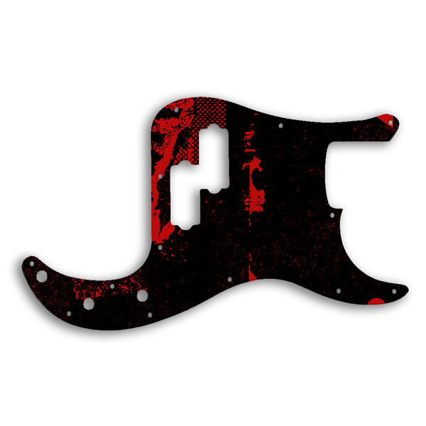 Fender Precision Bass Mexican Custom Pickguard Scratchplate ABSTRACT Design