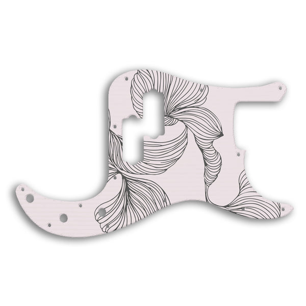 Fender Precision Bass Mexican Custom Pickguard Scratchplate Line Design