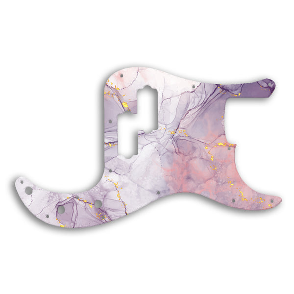 Fender Precision Bass Mexican Custom Pickguard Scratchplate Marble Design