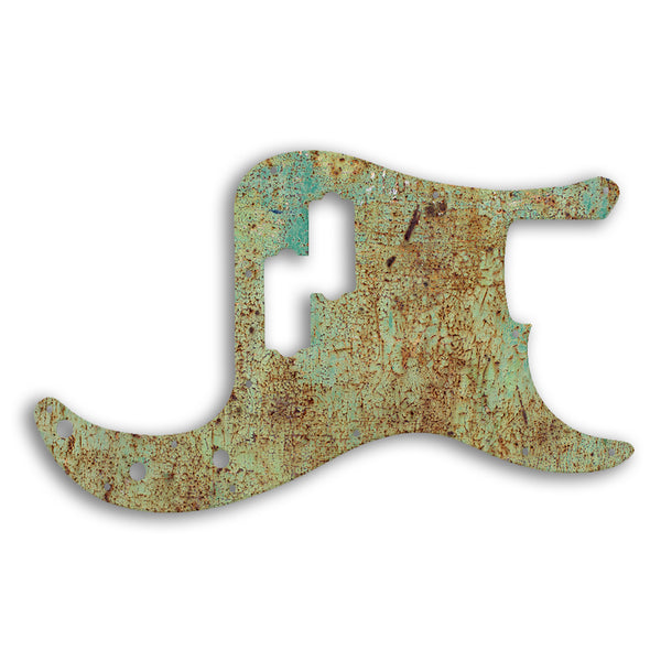 Fender Precision Bass Mexican Custom Pickguard Scratchplate Rust Design