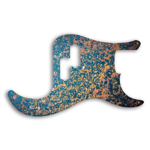 Fender Precision Bass Mexican Custom Pickguard Scratchplate Rust Design