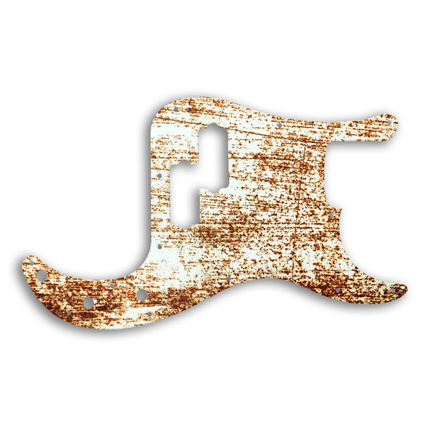 Fender Precision Bass Mexican Custom Pickguard Scratchplate Rust Design