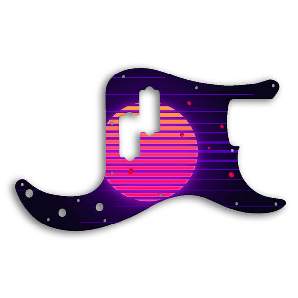 Fender Precision Bass Mexican Custom Pickguard Scratchplate TRON Design