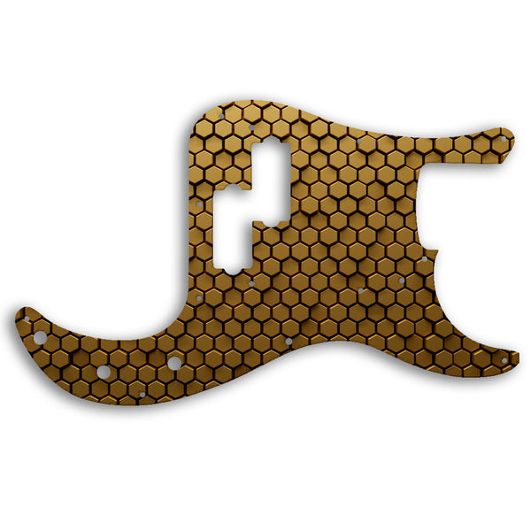 Fender PRECISION BASS 50'S ROAD WORN SERIES Custom Pickguard Scratchplate HONEYCOMB Design