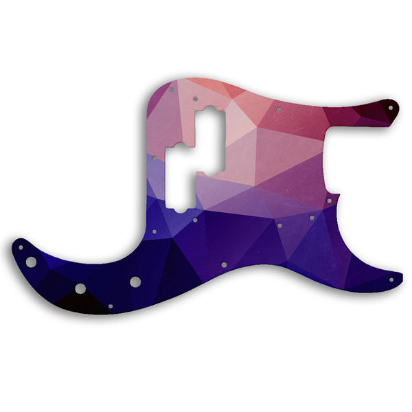 Fender PRECISION BASS 50'S ROAD WORN SERIES Custom Pickguard Scratchplate POLYGON Design