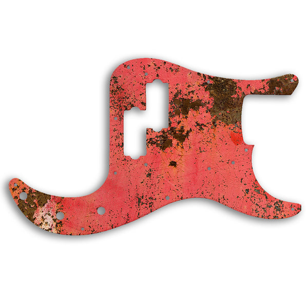 Fender PRECISION BASS 50'S ROAD WORN SERIES Custom Pickguard Scratchplate Rust Design