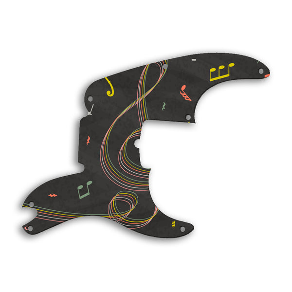 Fender PRECISION BASS 60TH ANNIVERSARY Custom Pickguard Scratchplate Music Design