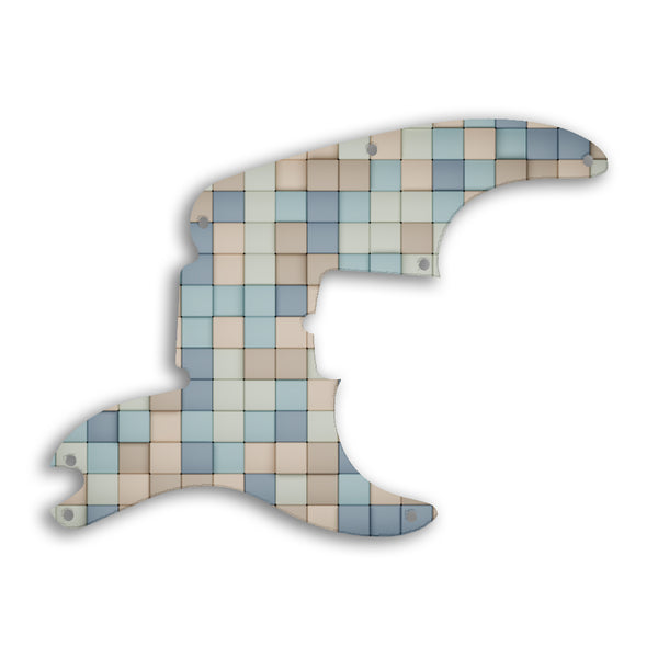 Fender PRECISION BASS 60TH ANNIVERSARY Custom Pickguard Scratchplate TILES Design