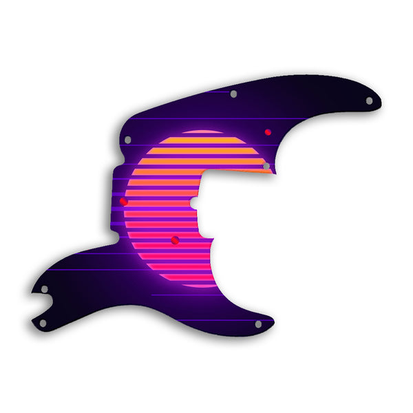 Fender PRECISION BASS 60TH ANNIVERSARY Custom Pickguard Scratchplate TRON Design