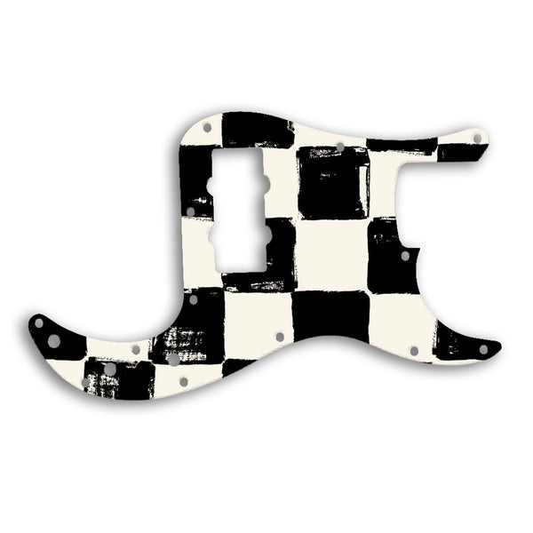 Fender Precision Bass Blacktop Custom Pickguard Scratchplate CHESS Design