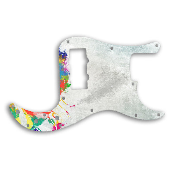 Fender Precision Bass Blacktop Custom Pickguard Scratchplate Jimi Design