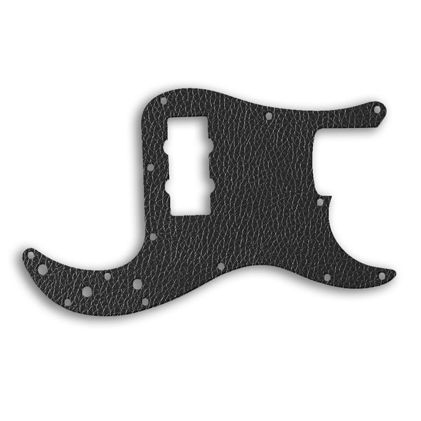 Fender Precision Bass Blacktop Custom Pickguard Scratchplate Leather Design