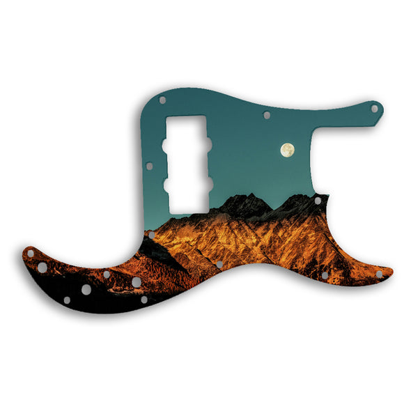 Fender Precision Bass Blacktop Custom Pickguard Scratchplate NIGHT Design